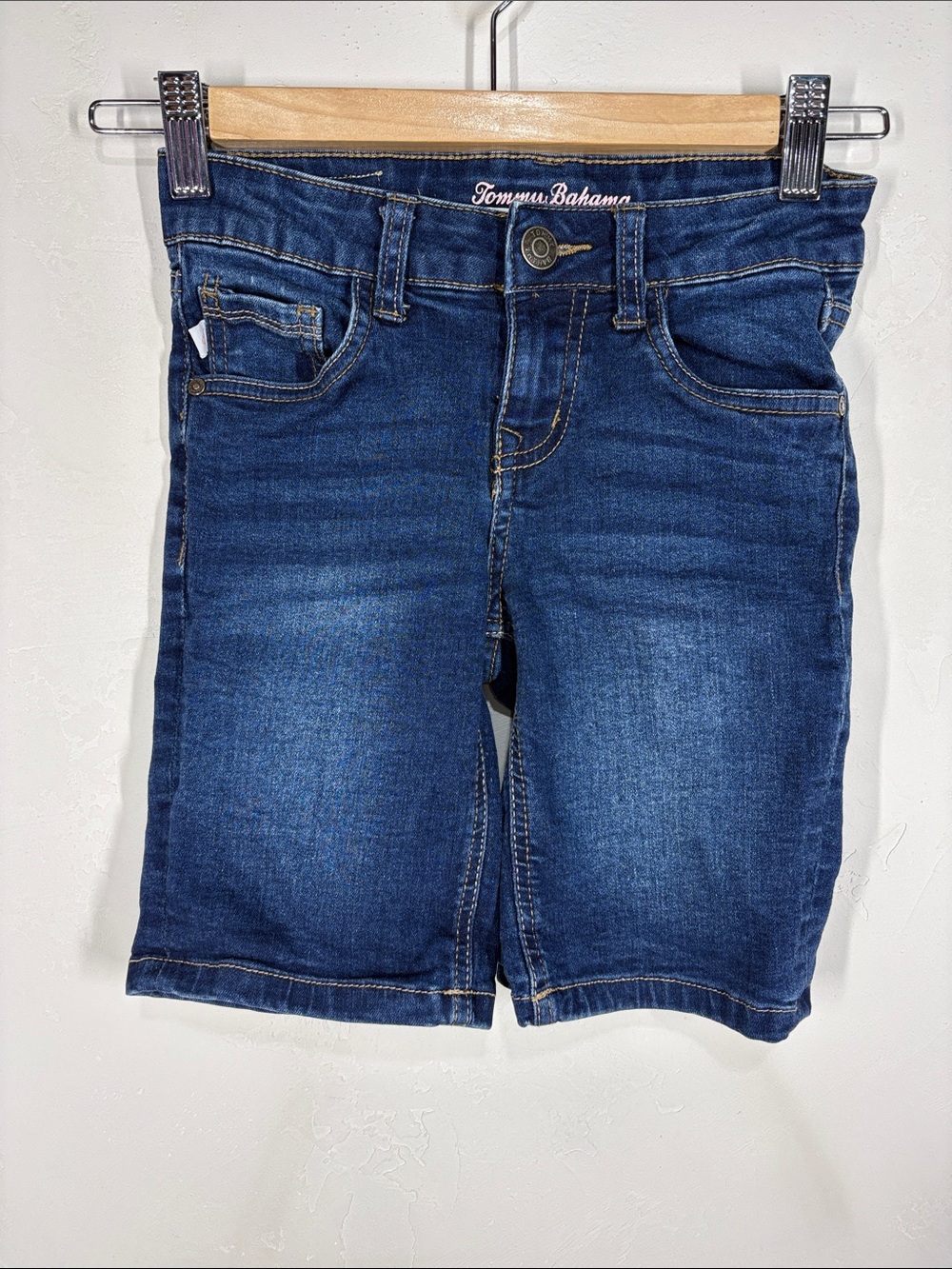 Tommy Bahama Kids Indigo Stretch Denim Shorts size 8
